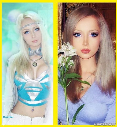 Фото: Валерия Лукьянова до и после макияжа