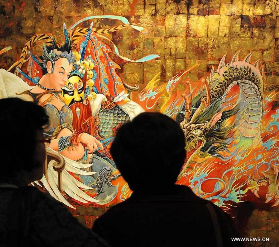 В Пекине проходит выставка произведений современных китайских художниц