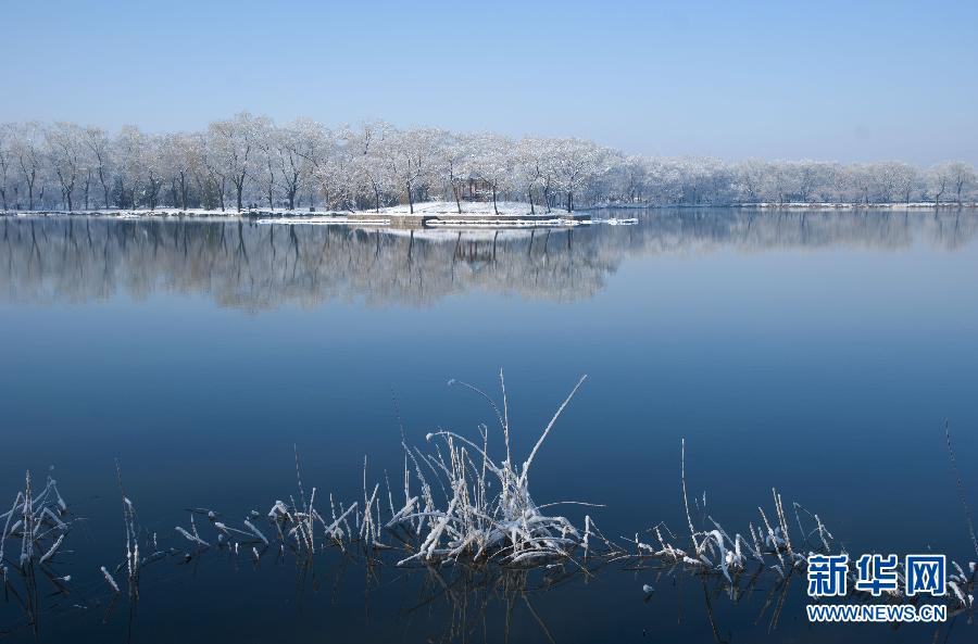 Неописуемая красота парка Ихэюань, покрытого мартовским снегом