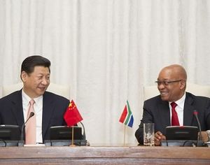 Председатель КНР Си Цзиньпин встретился с президентом ЮАР Джейкобом Зумой