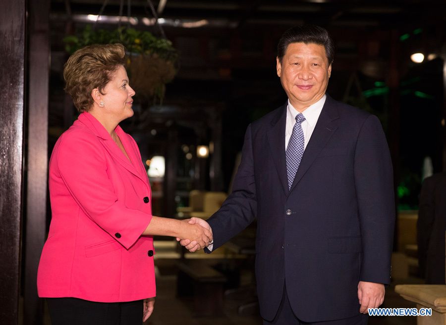 Встреча Си Цзиньпина с президентом Бразилии