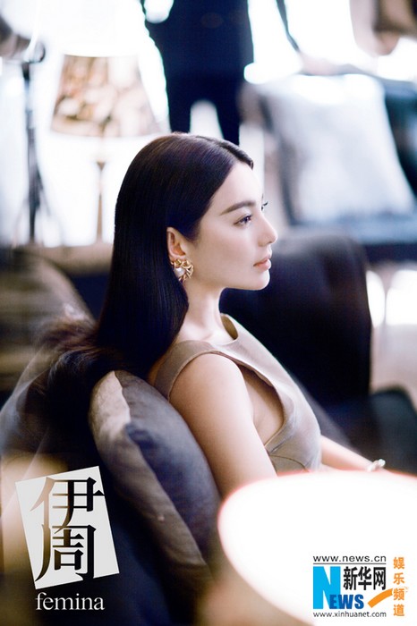 Фото: Изящная красавица Чжан Юйци в дворянском стиле