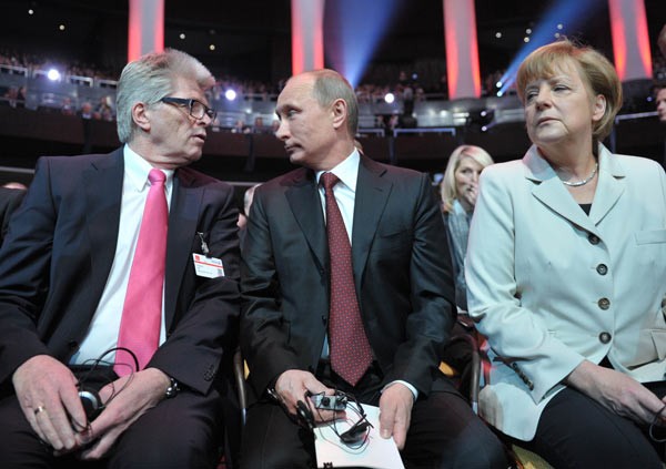 Владимир Путин и Ангела Меркель дали старт крупнейшей в мире Ганноверской промышленной ярмарке