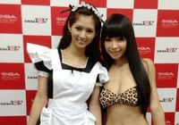 Сексуальные японские актрисы появились на Шанхайской выставке продуктов здорового питания для взрослых 