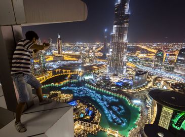 Прекрасные пейзажи Дубая с высоты небоскреба от российского фотографа Вадима Махорова 