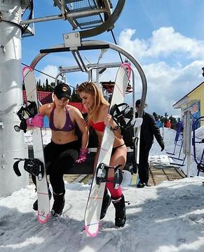 Замечательные фотографии с мероприятия «массовый спуск на лыжах» в Сибири