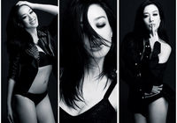 Тайваньская звезда Чжун Лити в черно-белых снимках