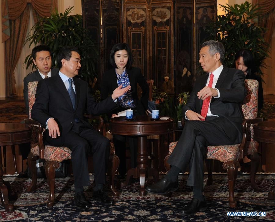 Премьер-министр Сингапура Ли Сиен Лун встретился с Ван И