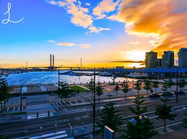 Красивый порт Мельбурн