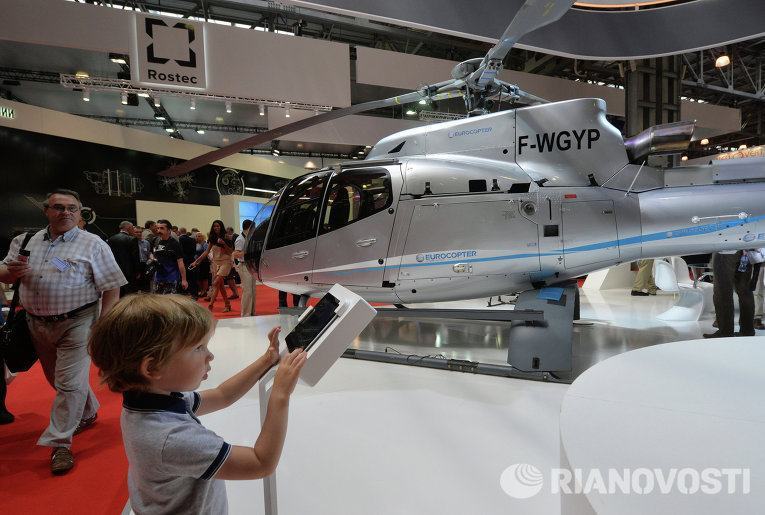 Открытие выставки вертолетной индустрии HeliRussia 2013