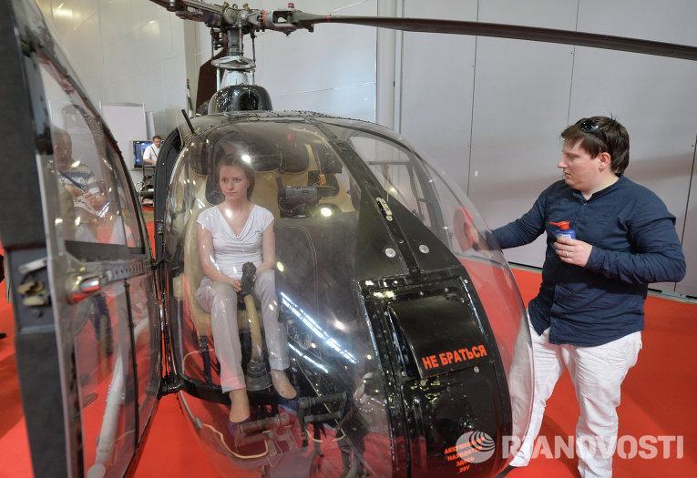 Открытие выставки вертолетной индустрии HeliRussia 2013