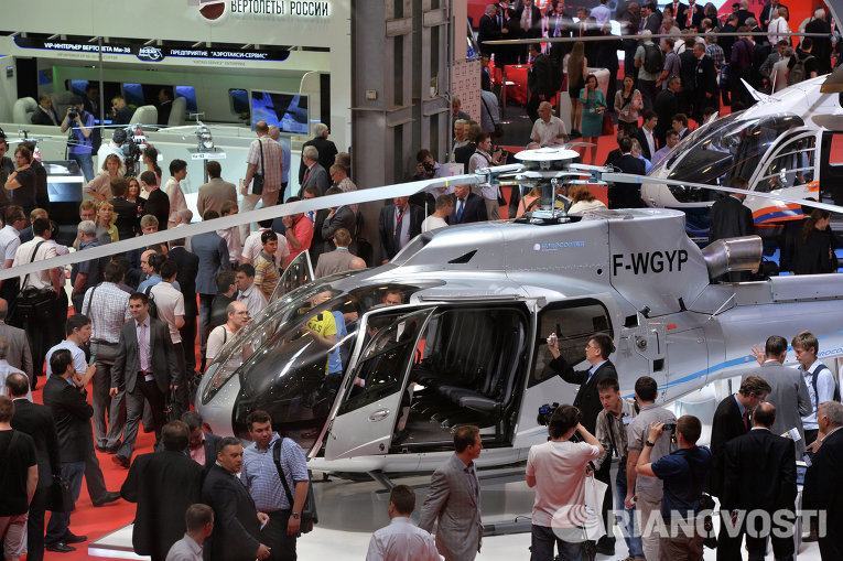 Открытие выставки вертолетной индустрии HeliRussia 2013