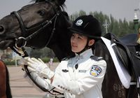 Женщины в конной полиции 
