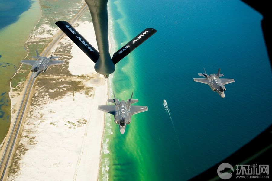 Прекрасные фото: дозаправка в воздухе F-35A Lightning II 