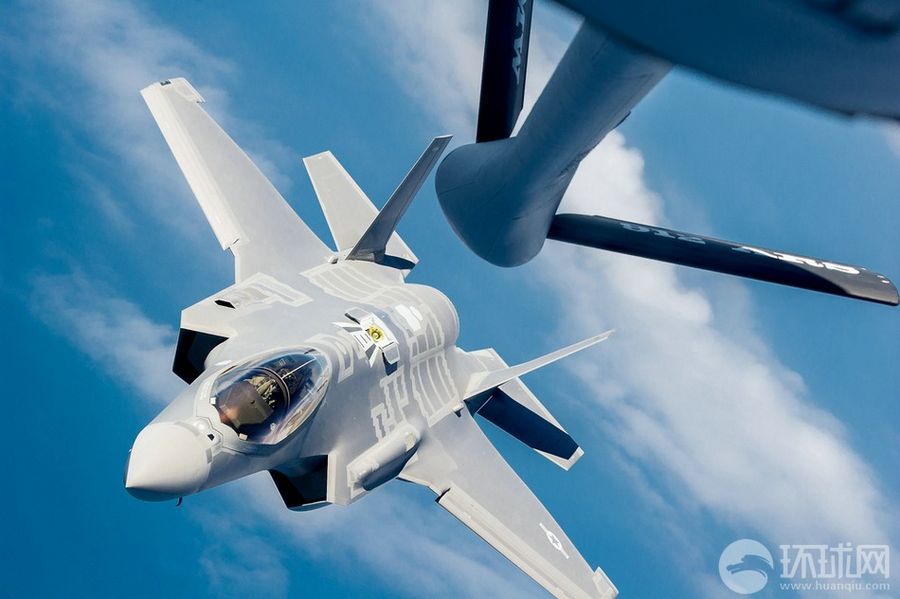 Прекрасные фото: дозаправка в воздухе F-35A Lightning II 