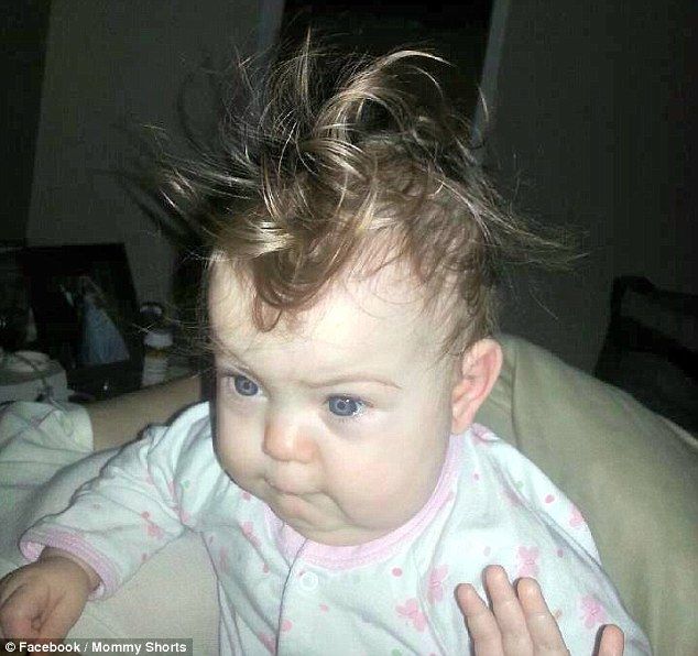 Смешные прически детей