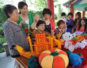 Район Чжандянь города Цзыбо: в общине открылась «студия искусных женщин»