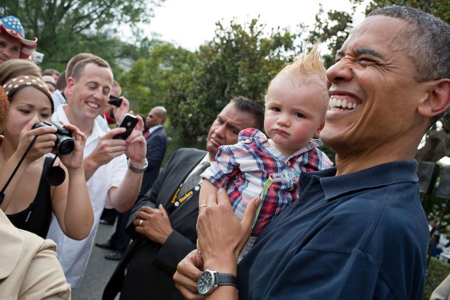 «Закулисные» фотографии Б.Обамы