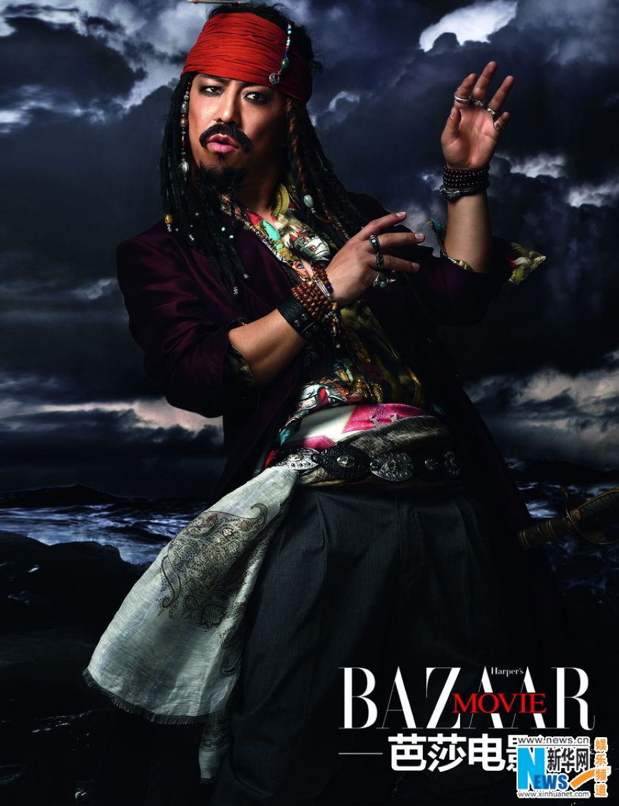 Хуан Бо в фотосессии для журнала «Bazaar Movie»