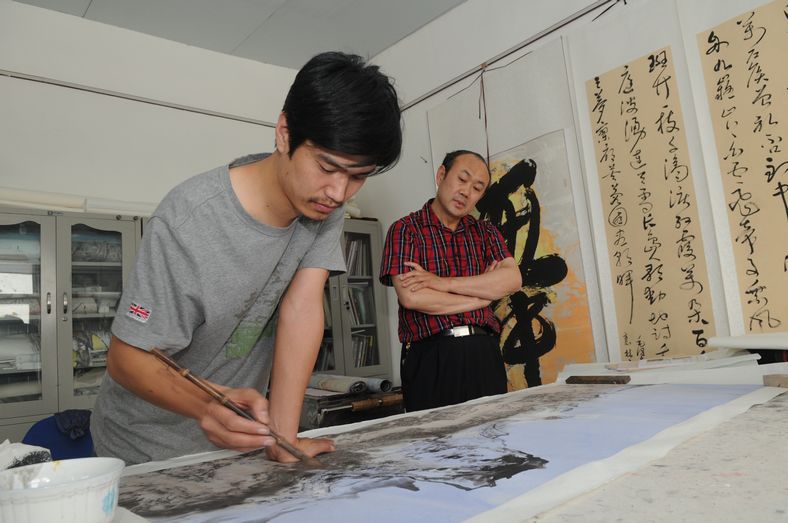 Район Цзычуань провинции Шаньдун: Творческий парк культуры и искусства стал главным местом обмена живописью и каллиграфией