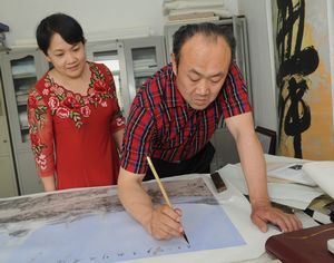 Район Цзычуань провинции Шаньдун: Творческий парк культуры и искусства стал главным местом обмена живописью и каллиграфией