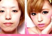 Шок! Фотопроцесс удивительного макияжа японок 