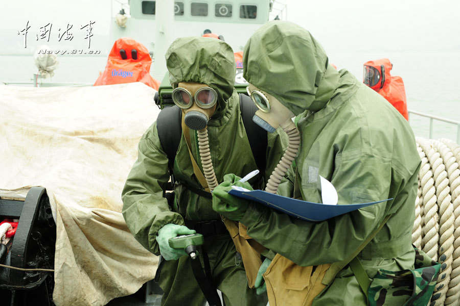 В Китае появился первый морской аварийно-спасательный отряд по предотвращению угрозы ядерного, химического и биологического нападения