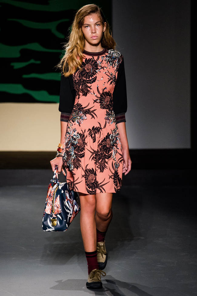 Модная женская одежда от Prada на весну-лето 2014 г.