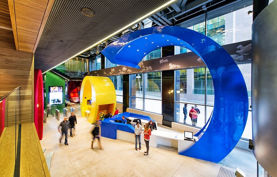 Штаб-квартира «Гугл» в Европе: сумасшедший офис