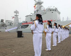 Китай направил в Россию 7 кораблей для участия в китайско- российских совместных военных учениях 'Морское взаимодействие-2013'