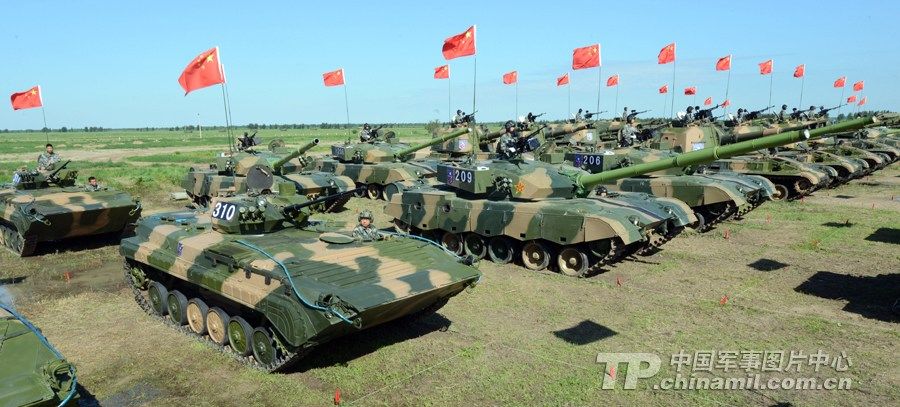 «Мирная миссия-2013»: группа тяжелого оборудования сухопутных войск Китая
