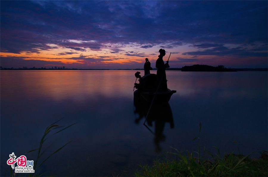 Тихая красота озера Пинтаньху провинции Аньхой