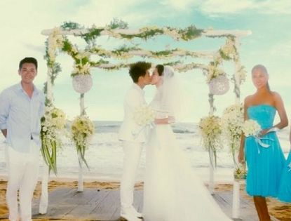 Свадьба тайваньской звезды Линь Чжиина на таиландском острове Пхукет