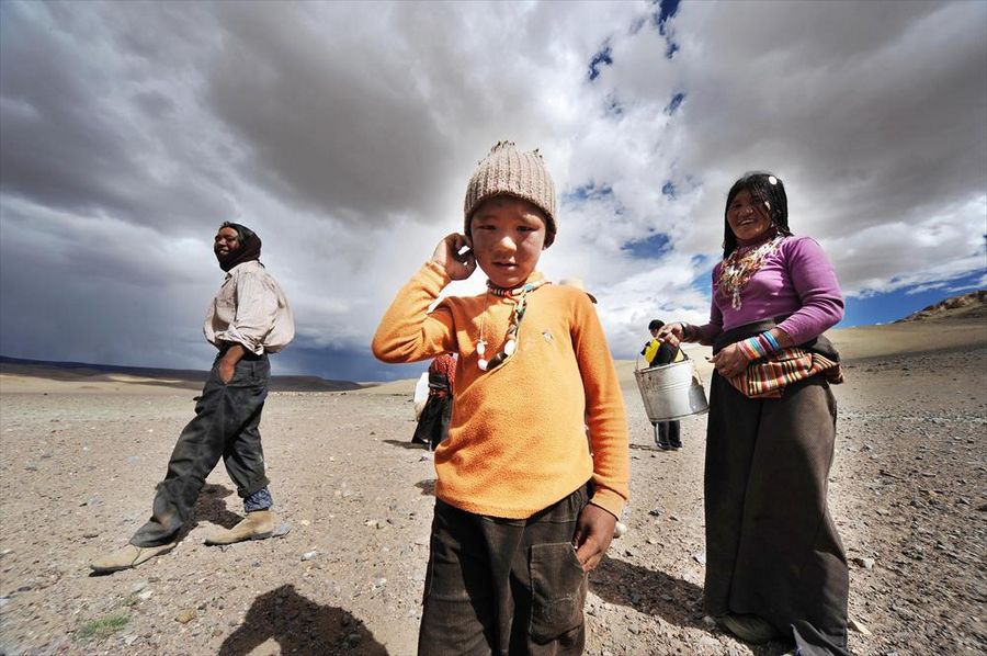 Фотоистория: семья пастухов на севере Тибетского нагорья 