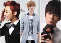 Популярные певцы-красавцы – G-Dragon, Лу Хань и У И