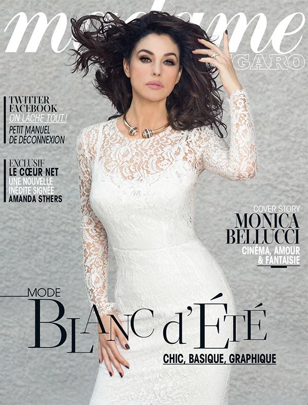 Моника Беллуччи на обложке журнала «FIGARO»
