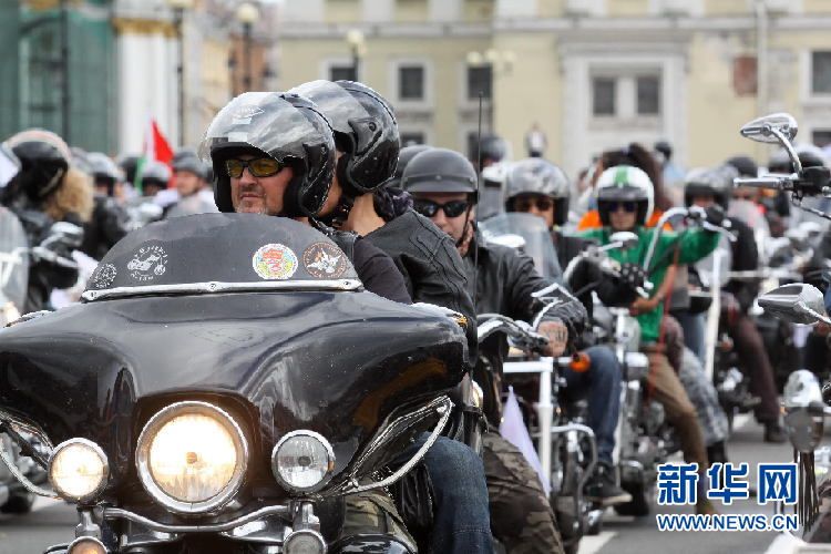 В Санкт-Петербурге отметили 110-летие Harley Davidson 