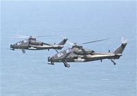 Боевой вертолет «Чжи-10» НОАК демонстрирует над морем маловысотное глубокое проникновение