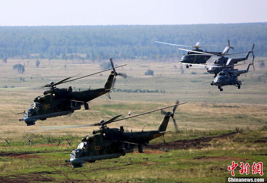 Войсковые маневры прошли в рамках военных учений «Мирная миссия – 2013»