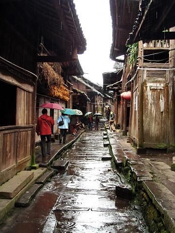 Посещение древнего городка Ванъюй в провинции Сычуань