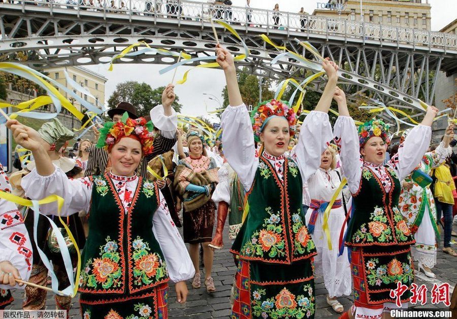 Празднование Дня независимости в Украине