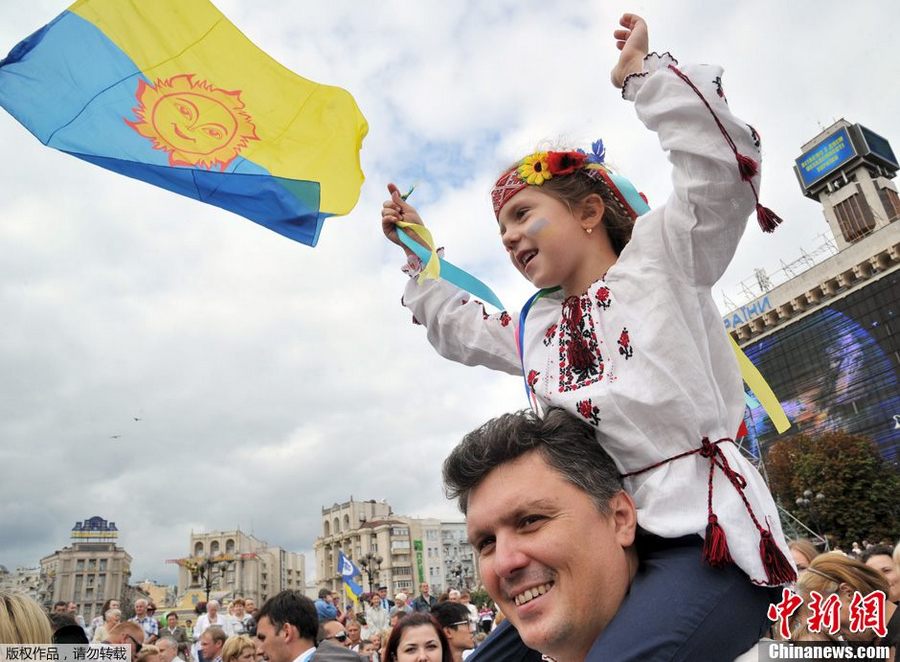 Празднование Дня независимости в Украине