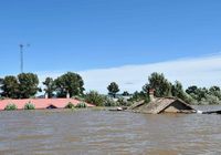 Посещение затопленной деревни в уезде Фуюань провинции Хэйлунцзян