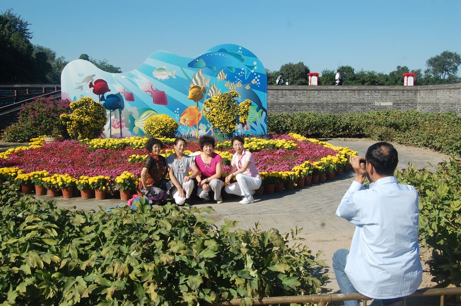 Осень в парке Юаньминъюань: культурный фестиваль