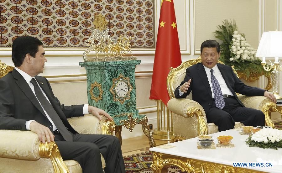Китай и Туркменистан повысили уровень двусторонних отношений до стратегического партнерства