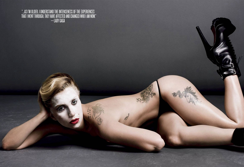Голая Леди Гага фото, Обнаженная Lady Gaga