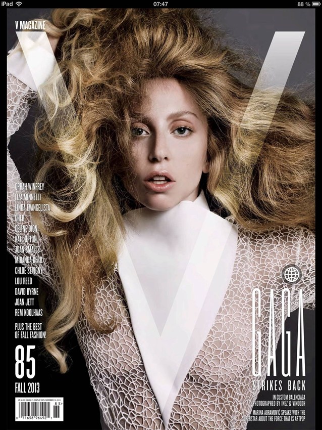 Откровенная фотосессия Леди Гага для журнала V