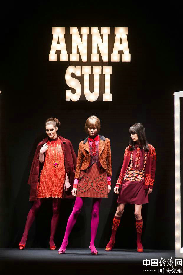 Модная женская одежда от «Anna Sui» на осень-зиму 2013/2014