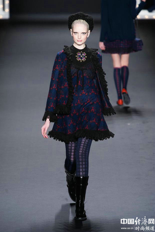 Модная женская одежда от «Anna Sui» на осень-зиму 2013/2014