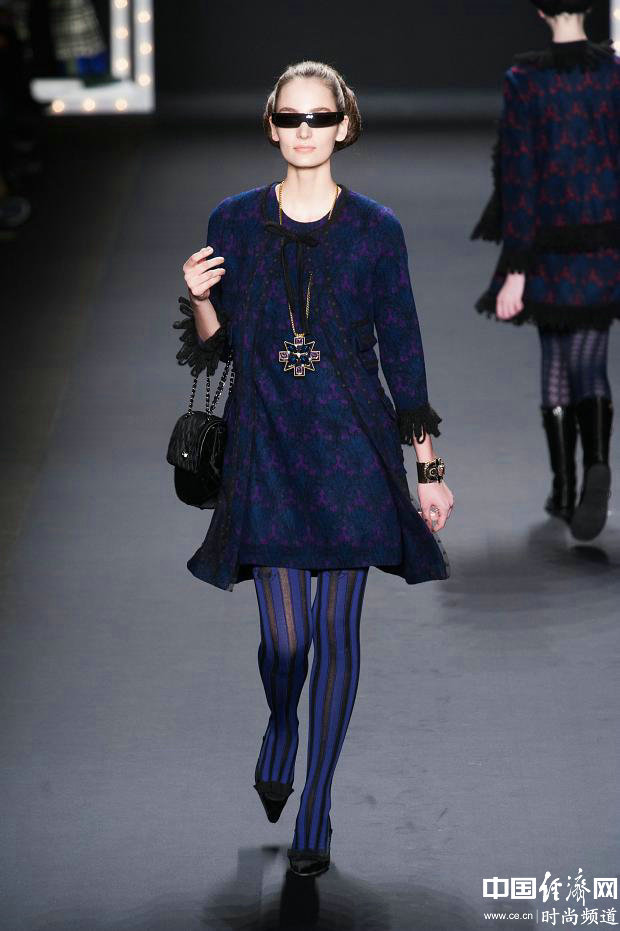 Модная женская одежда от «Anna Sui» на осень-зиму 2013/2014